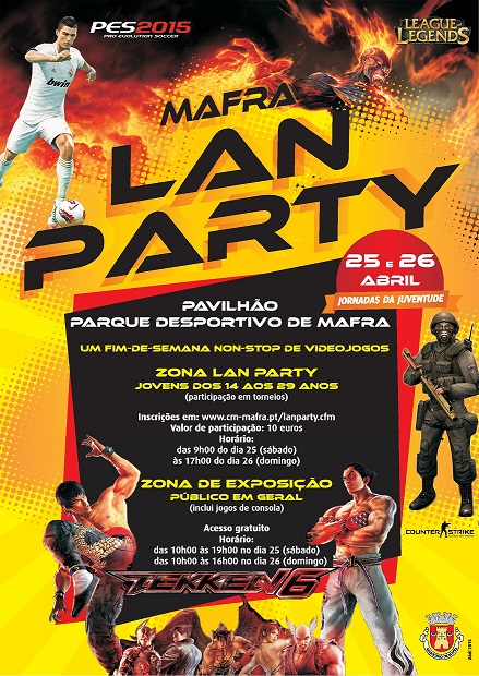 MAFRA LAN PARTY - 25 e 26 de Abril 2015 Cartazmafra2015