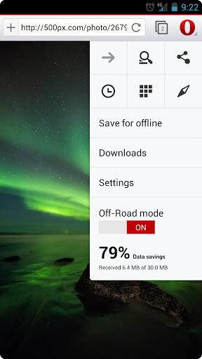 Opera para Android