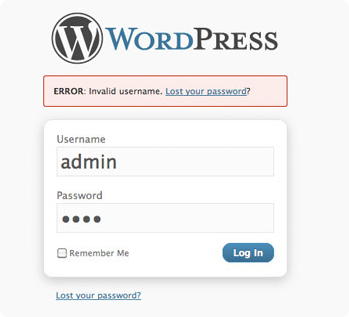 Wordpress Login