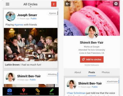 Google Plus no iOS