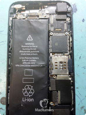 iPhone 5S interior