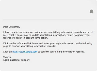 Apple Phishing