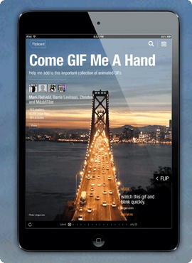 Flipboard iOS gif