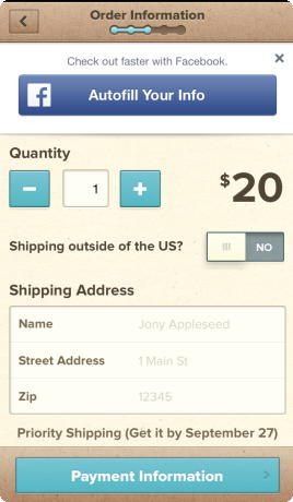 Facebook Autofill
