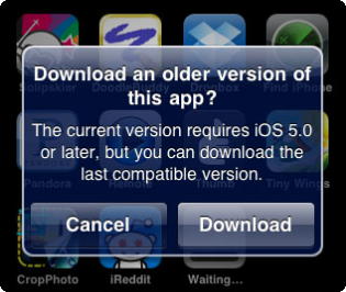 iOS old version