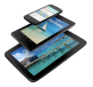 Nexus 4 e 10