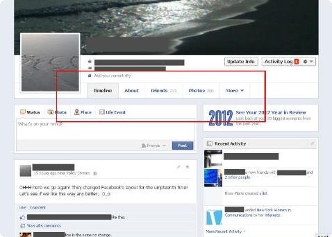 Timeline do Facebook