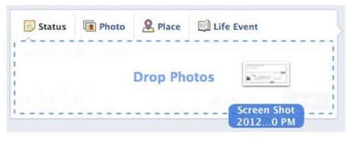 Upload de fotos Facebook