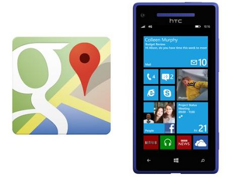 Google Maps no Windows Phone