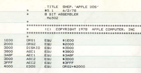 Apple II Dos