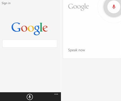 google no windows phone