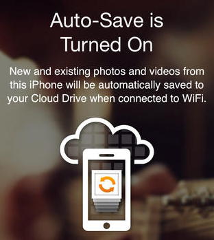 amazon cloud drive ios auto-save