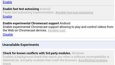 chrome beta 34 para android