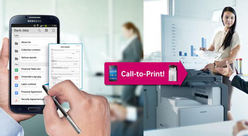 samsung call to print