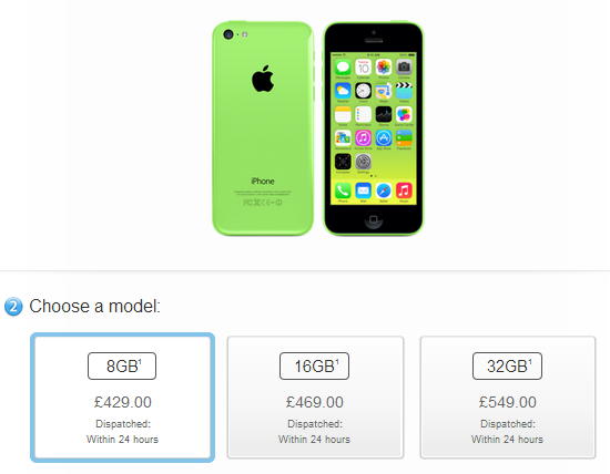 iphone 5c 8gb