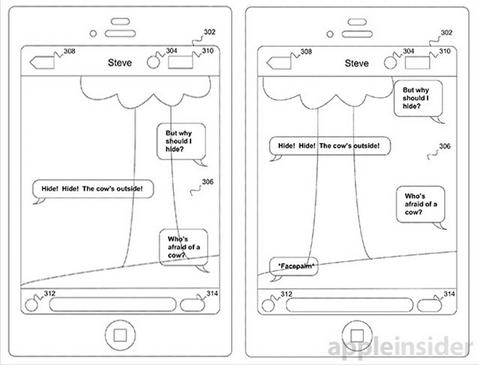 apple patente fundo sms