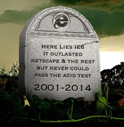 internet explorer 6 rip