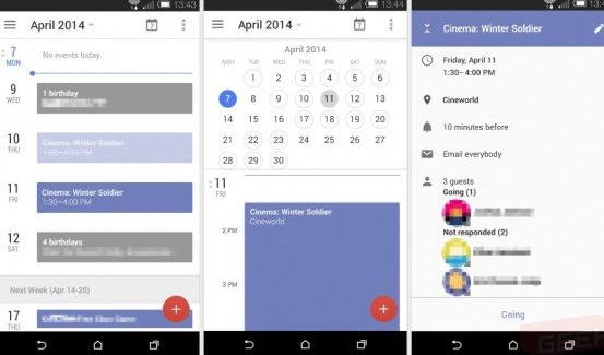 google calendar
