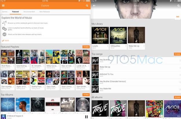 google play music ipad