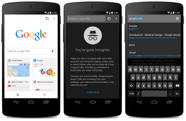 chrome beta para android