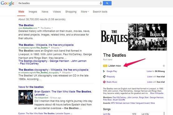 google pesquisa artistas