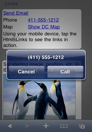 iphone call