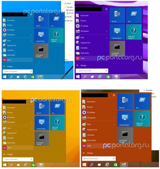 windows 9 menu iniciar