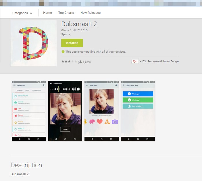dubsmash falso