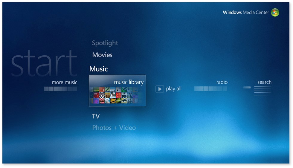 windows media center