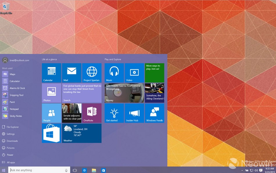 windows 10 nova build