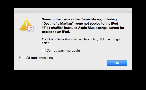 apple music erro