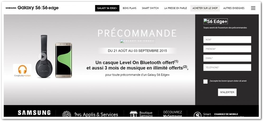 samsung galaxy edge s6+
