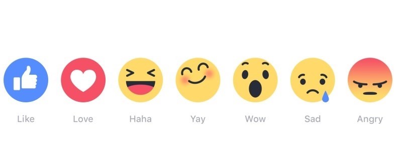 facebook não gosto emojis