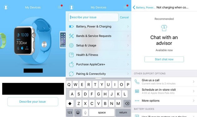 apple suporte app