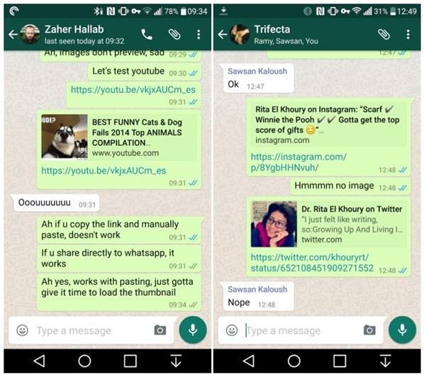 WhatsApp android