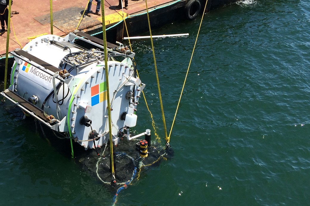 Microsoft debaixo de água