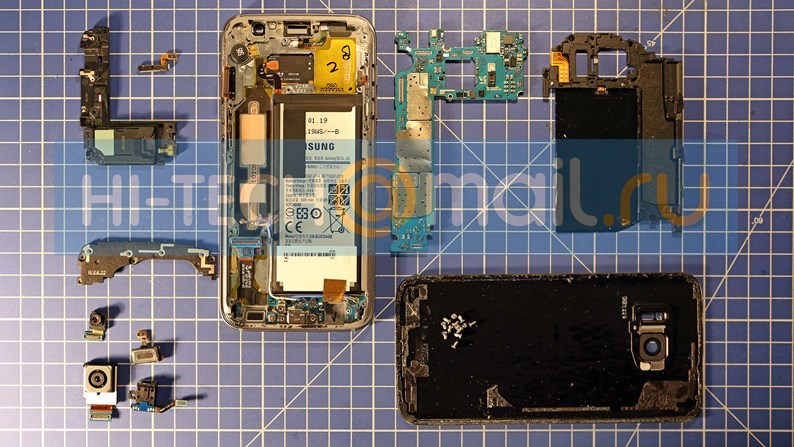 galaxy s7 desmontagem