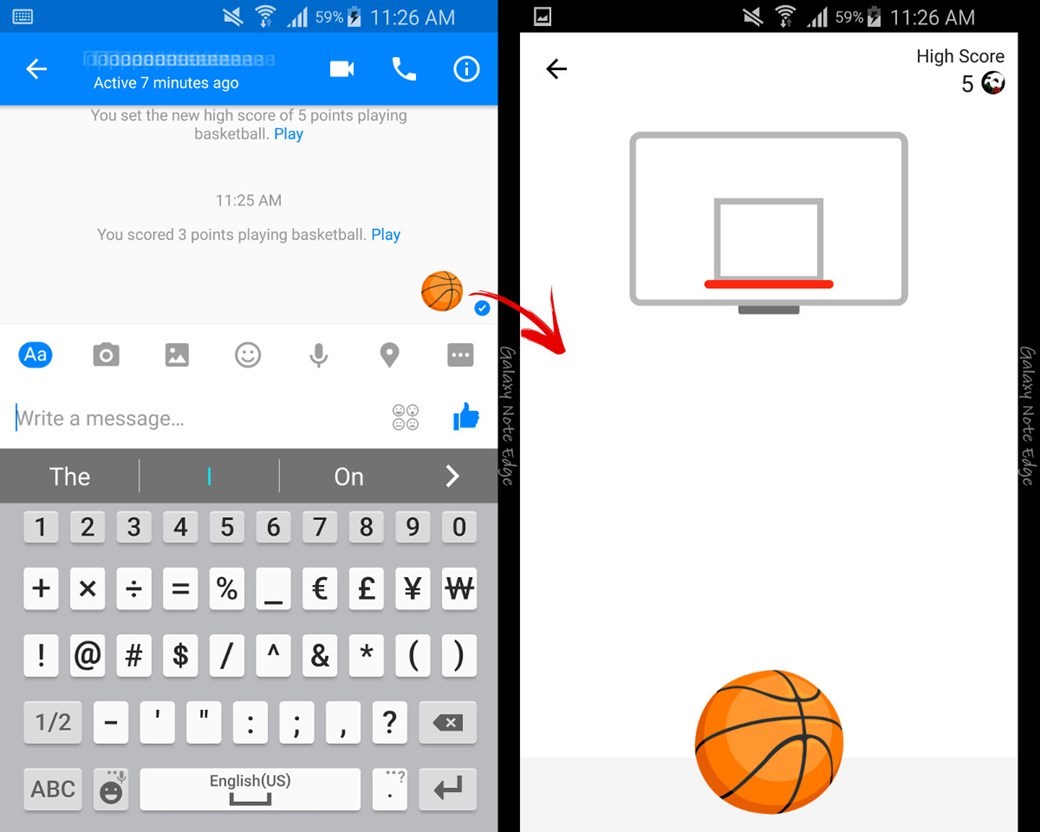 messenger facebook basket