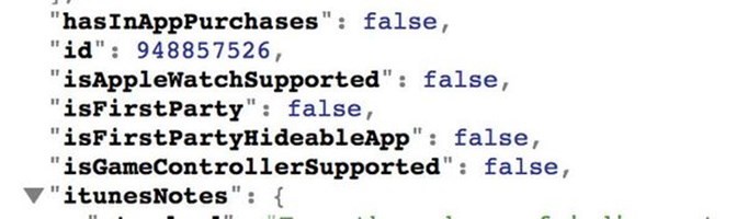 apple apps esconder codigo