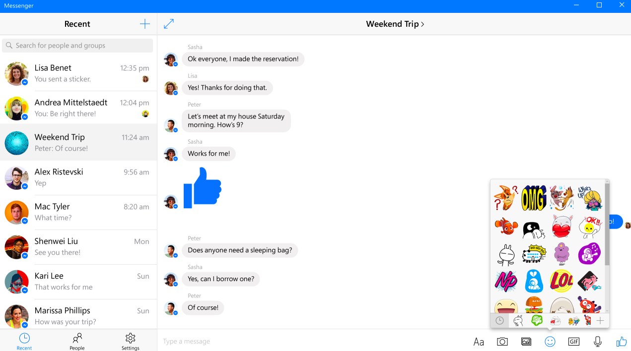 Messenger no Windows