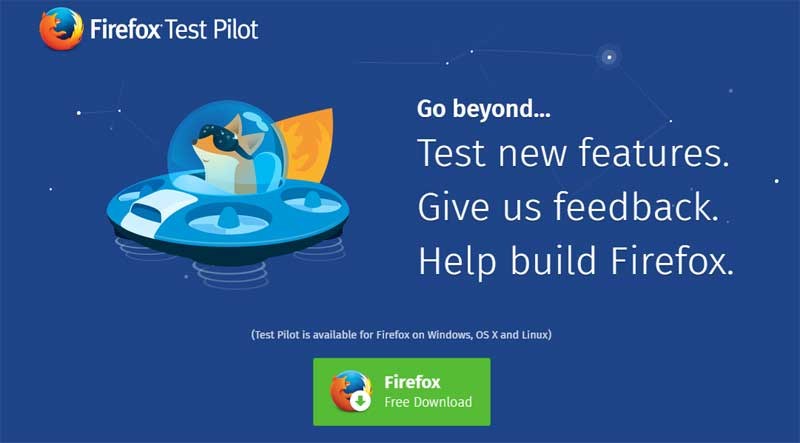 Firefox Test Pilot