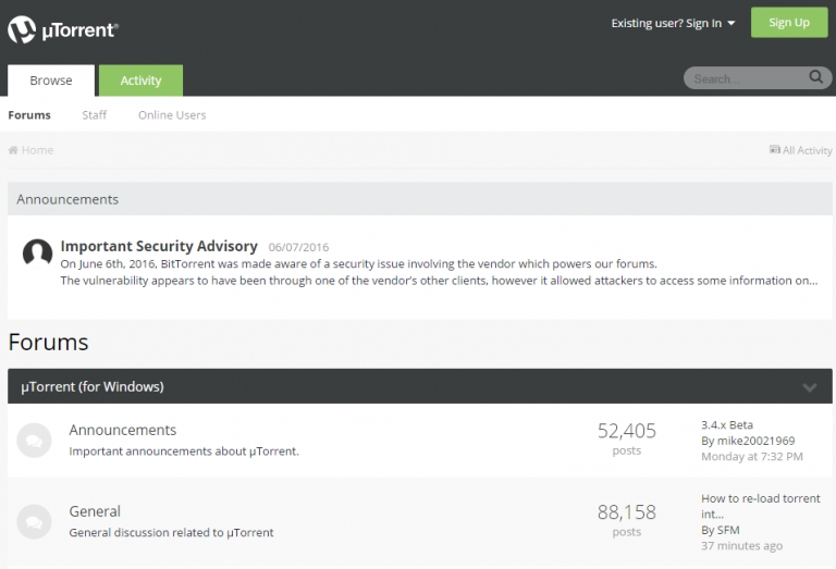 uTorrent