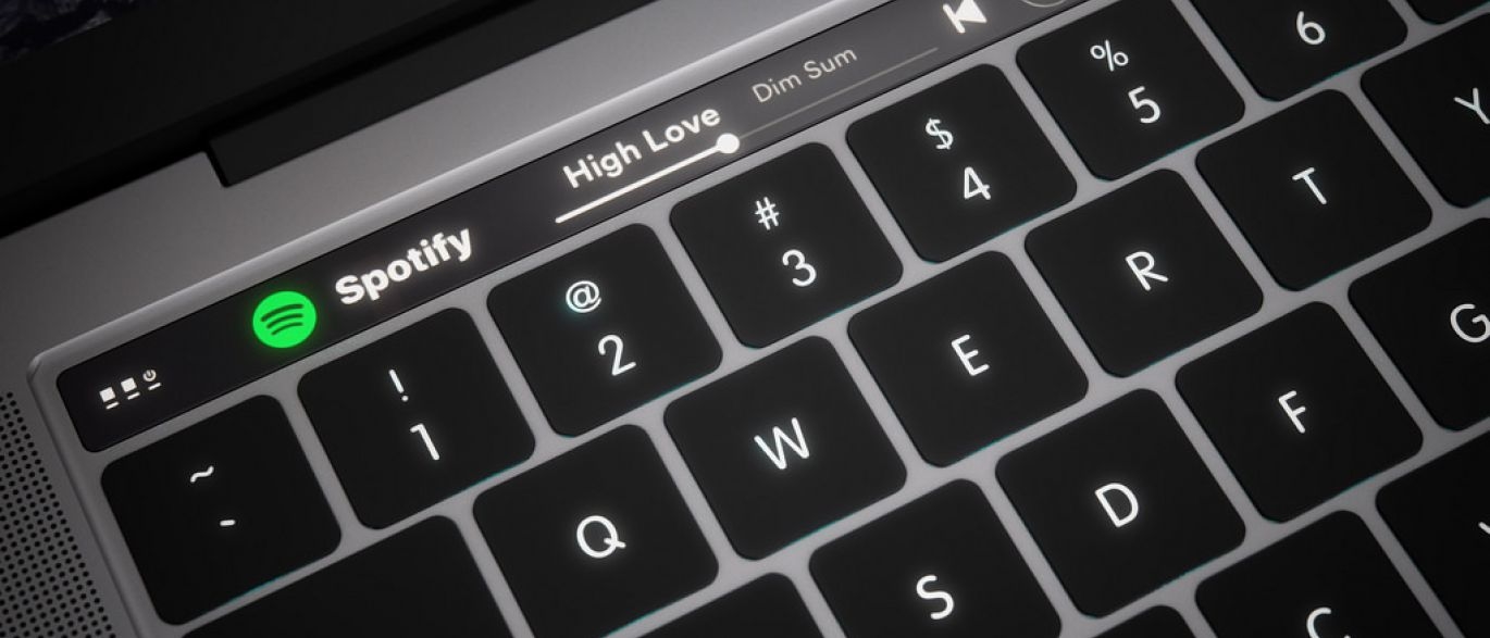 Barra oled no Macbook Pro