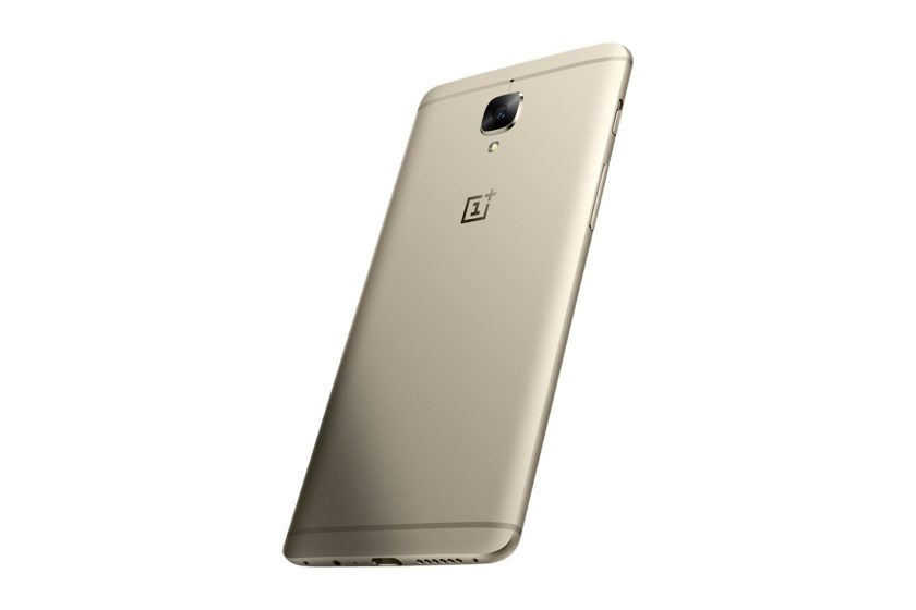 OnePlus 3 dourado