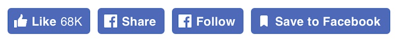 Botão gosto do Facebook