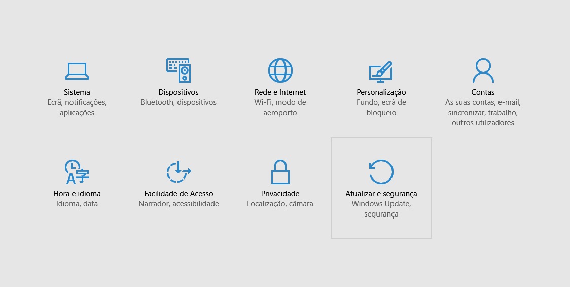 atualização do Windows