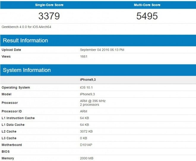 imagem do teste de benchmark