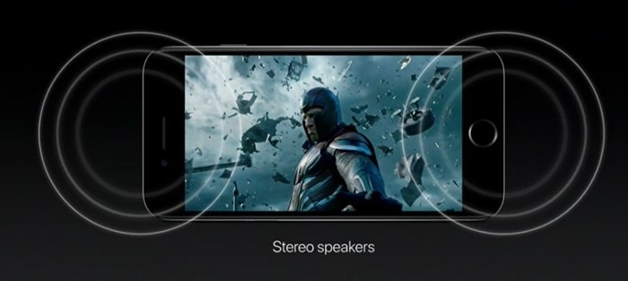 colunas no iphone 7