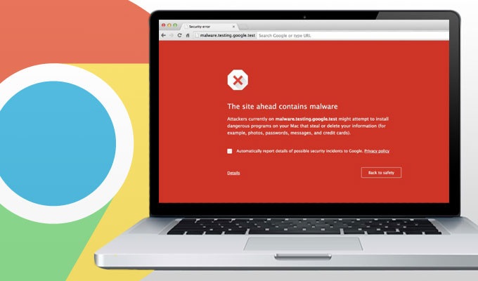 Google chrome malware