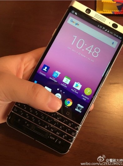 imagem do equipamento da blackberry